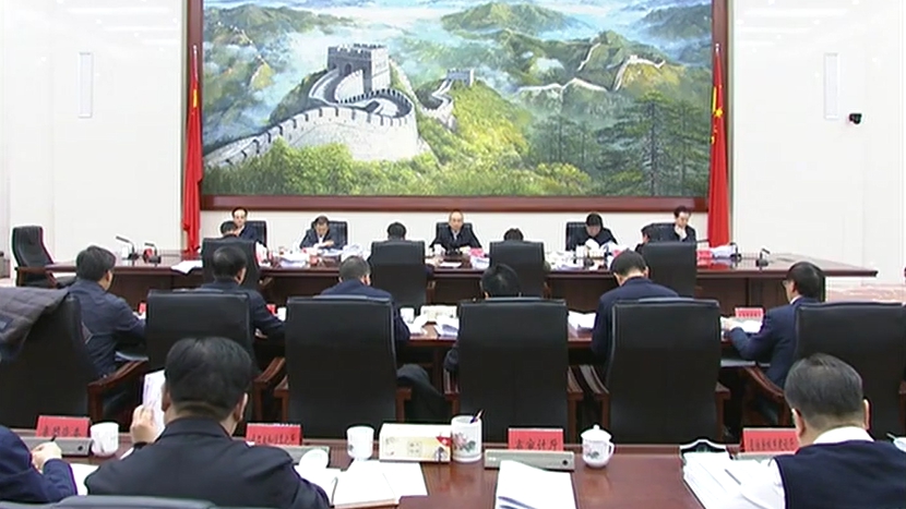 【視頻】許勤主持召開(kāi)省政府黨組（擴(kuò)大）會(huì)議