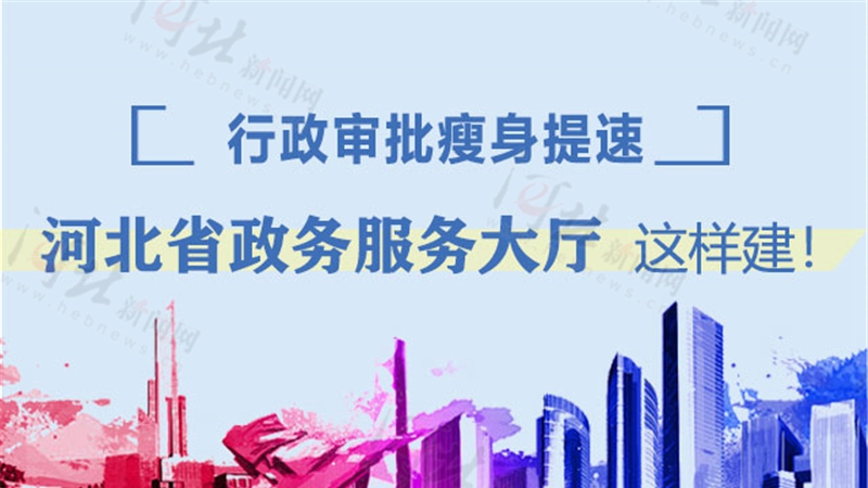 行政審批瘦身提速 河北省政務(wù)服務(wù)大廳這樣建！