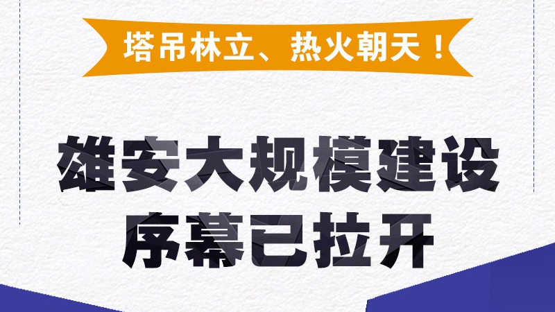 塔吊林立、熱火朝天！ 雄安大規(guī)模建設(shè)序幕已拉開