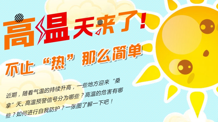 高溫天氣來了！不止“熱”那么簡單