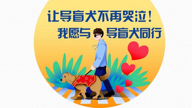 圖解丨讓導(dǎo)盲犬不再哭泣！我愿與導(dǎo)盲犬同行